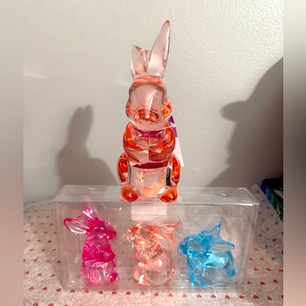 Target Spritz Set of 4 Acrylic Bunnies